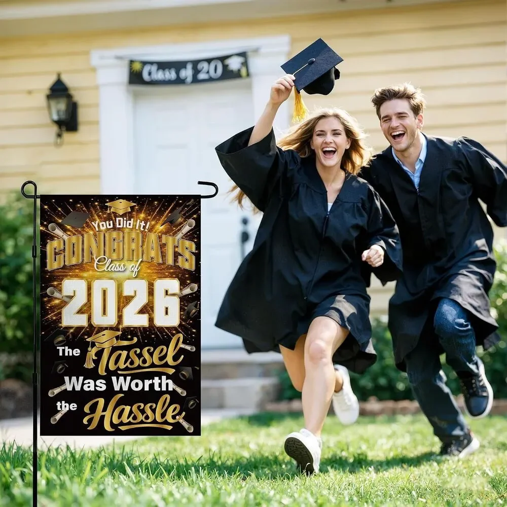 Class of 2026 Graduation Party Decor Bundle Banner Napkins Centerpieces Set